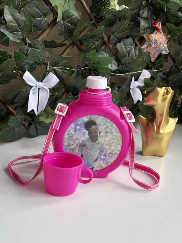 Gourde rose personnalisée