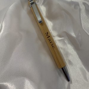 Gravure Stylo en bois