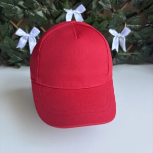 Casquette personnalisable rouge