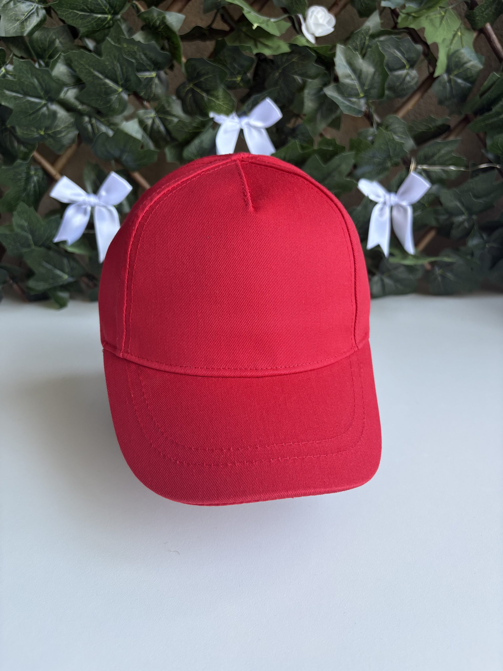 Casquette personnalisable rouge